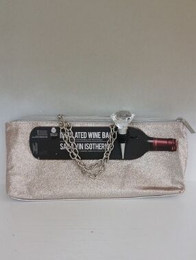 Insulated Wine Bag With Bottle Stopper